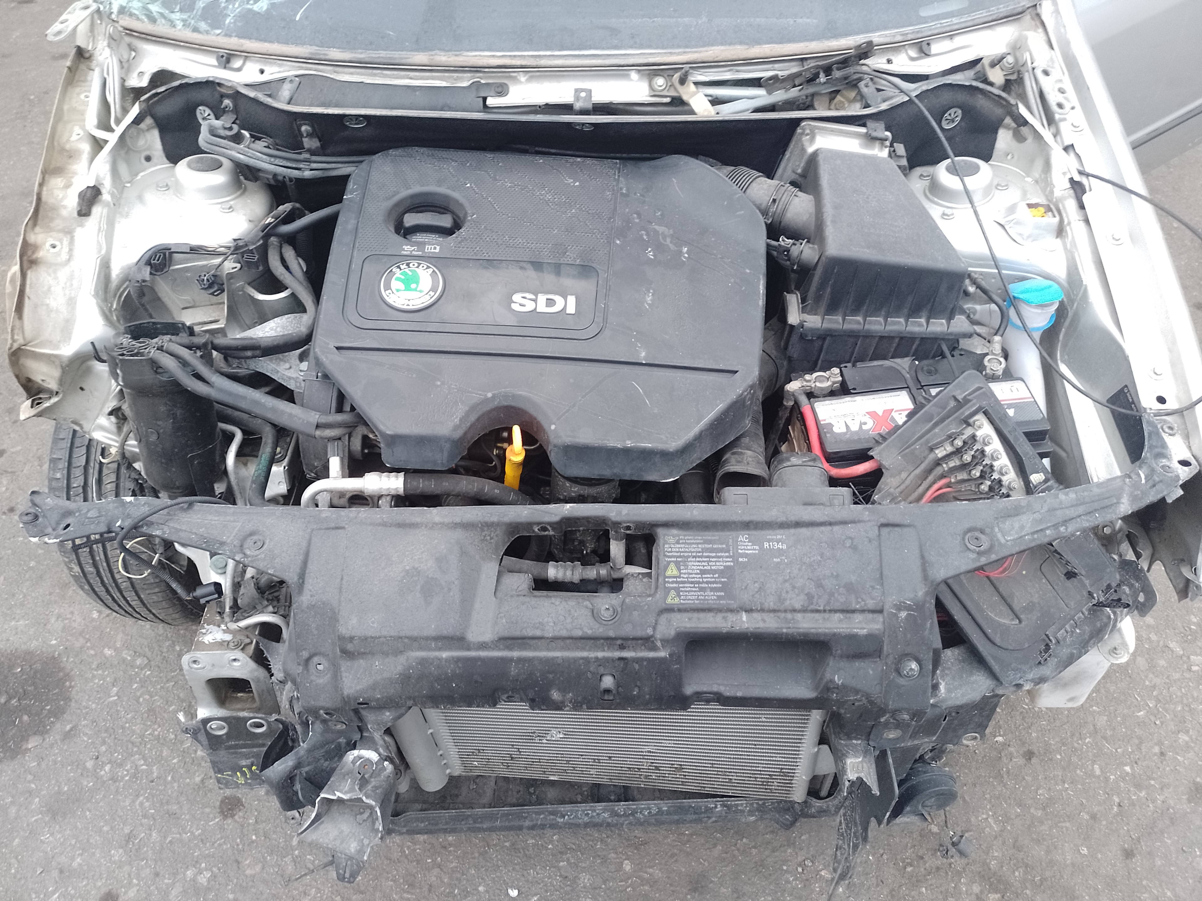 Skoda Fabia (6Y5) Combi 5-drs 1.9 SDi (ASY) ENGINE ASY