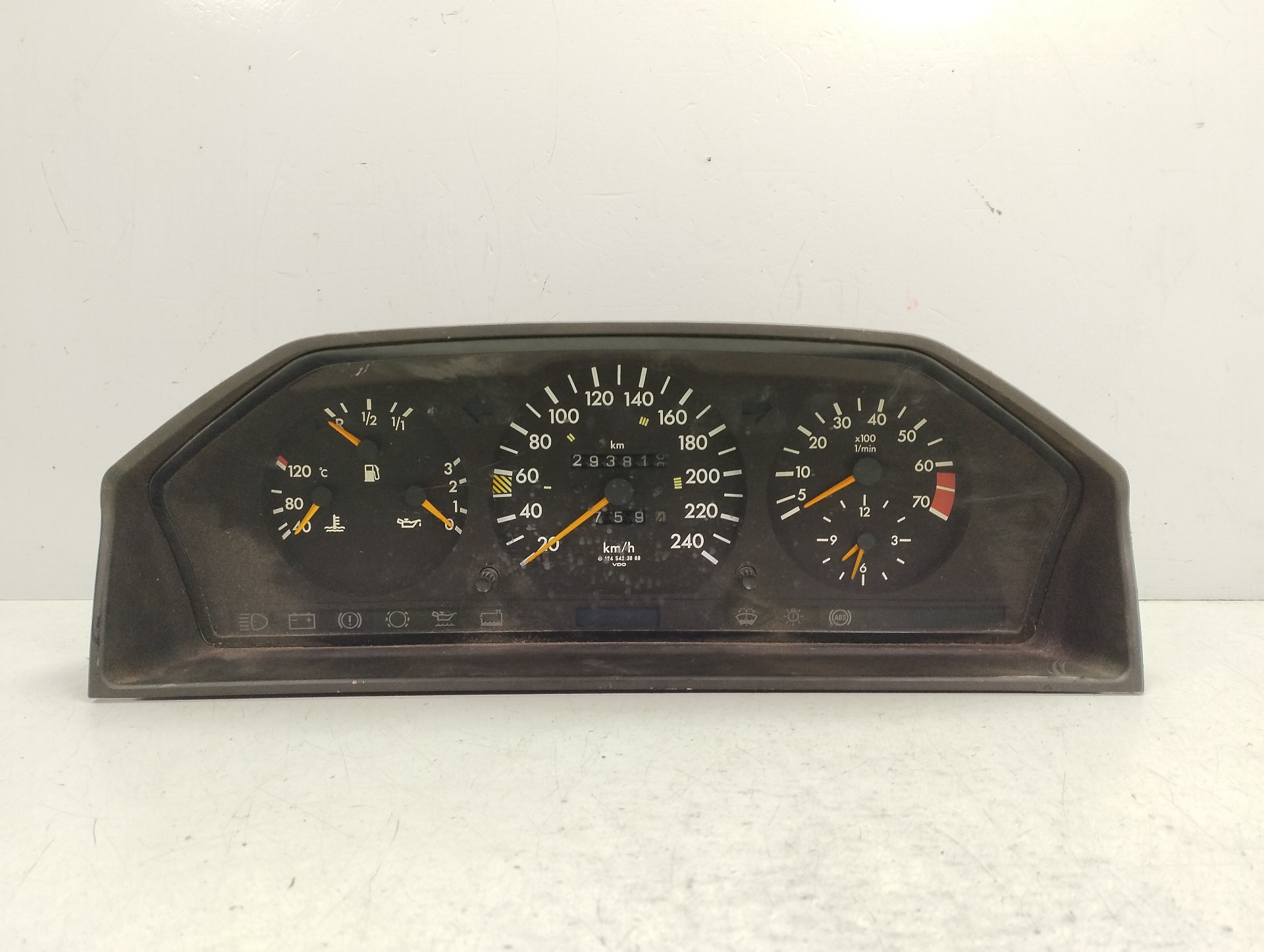 CUADRO INSTRUMENTOS MERCEDES-BENZ CLASE E W124 BERLINA | 1245435125