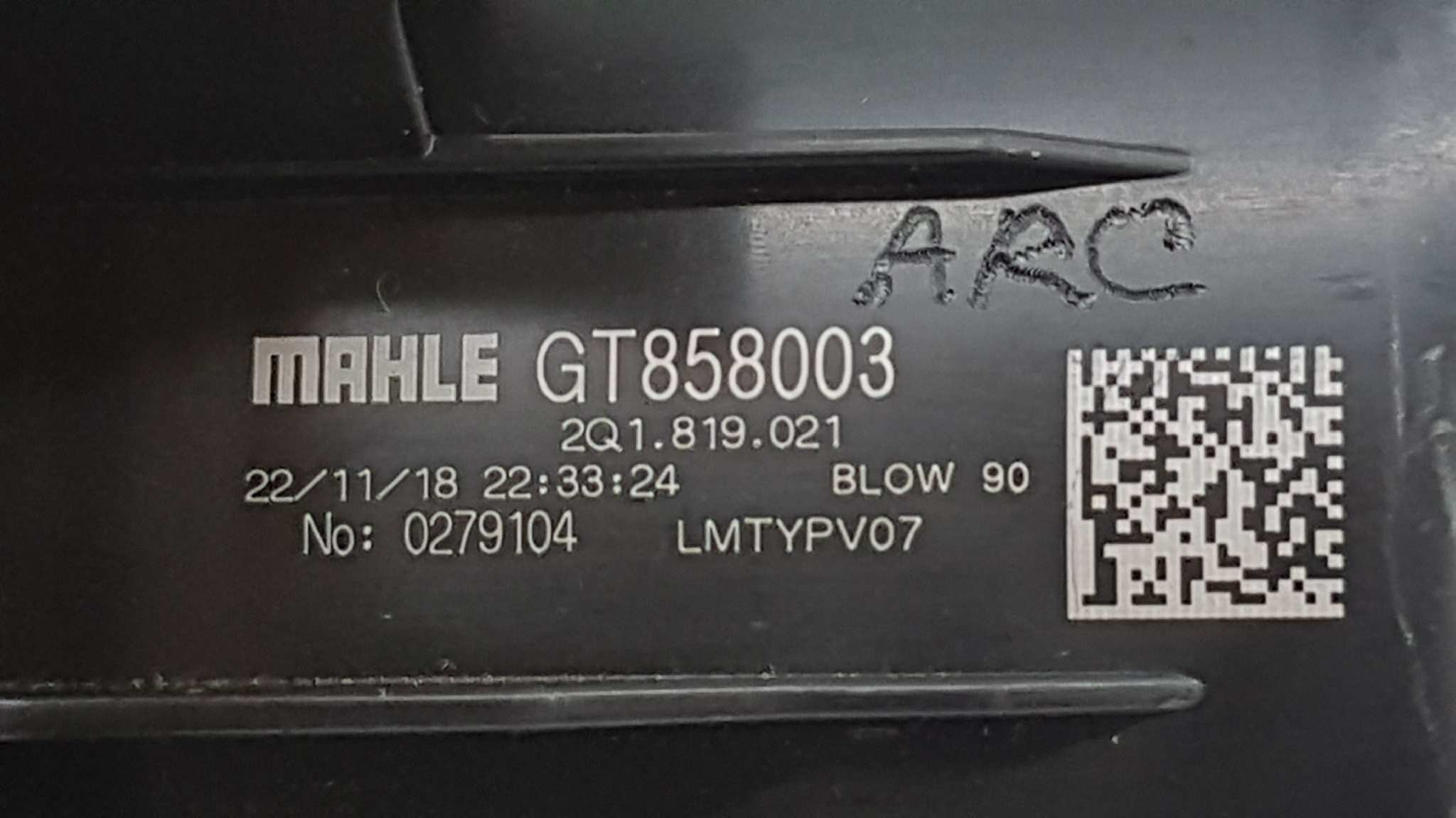 2Q1819021 HEIZUNG MOTOR / 0279104 / 764467 FÜR VOLKSWAGEN POLO ADVANCE - Bild 6 von 10