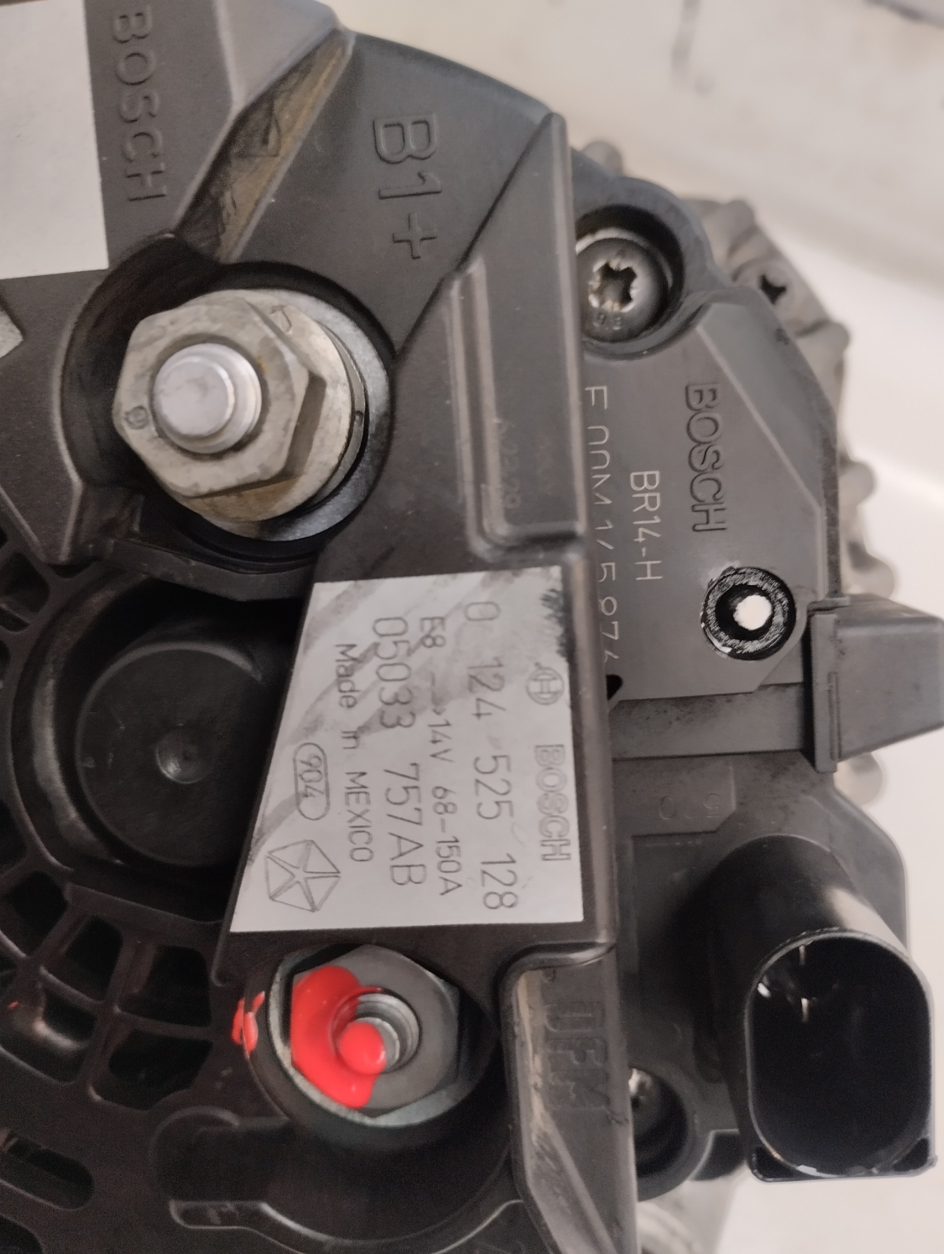 ALTERNATORE / 2008 / 160356 PER CHRYSLER SEBRING BERLINA 2.0 CRD CAT - Foto 4 di 8