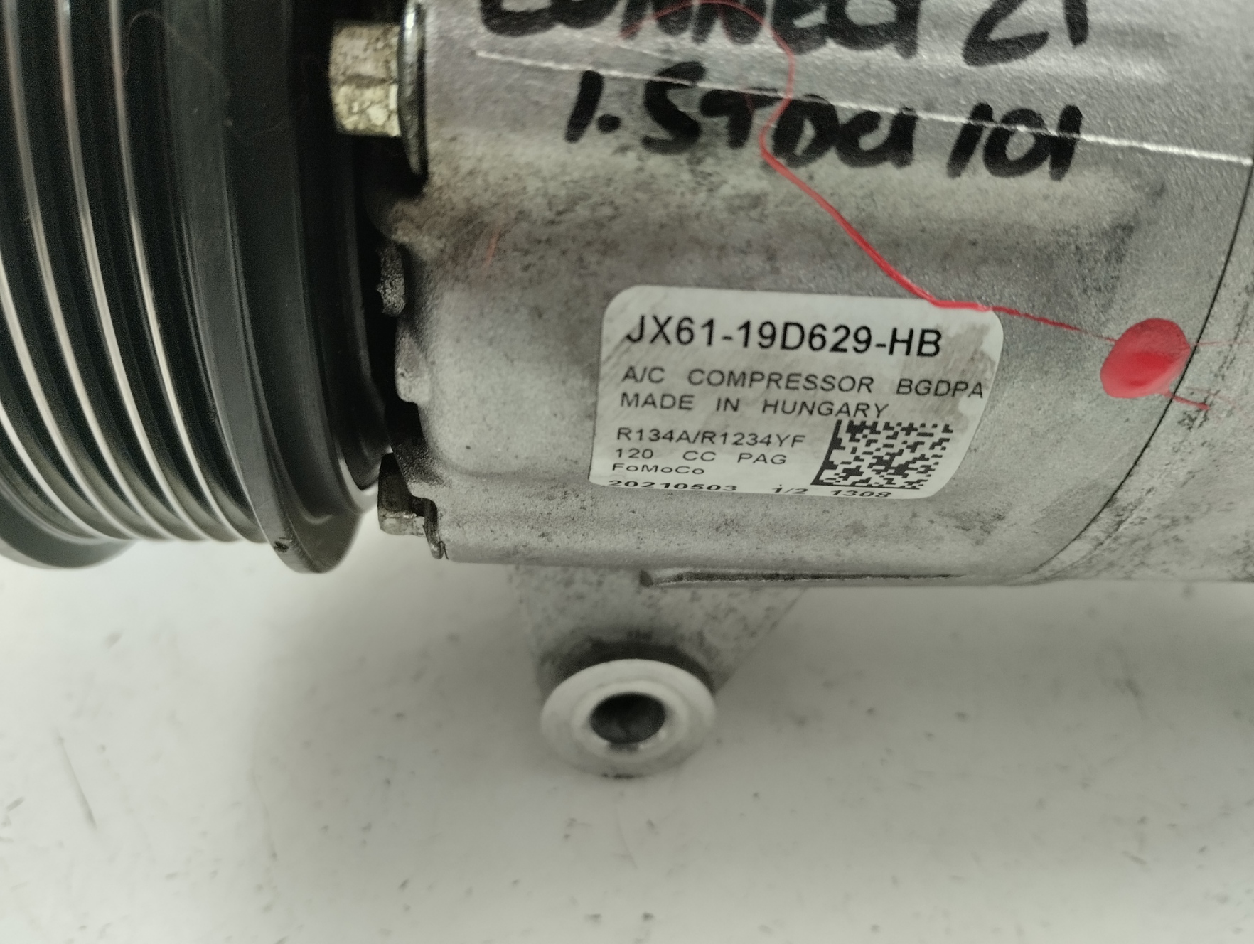 Soldes JX61-19D629-HB COMPRESSEUR DE CLIMATISATION / 2021 / 164389 POUR FORD TRANSIT CO